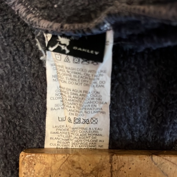 Oakley Gretchen Bleiler Signature Series Gray Button Down Fleece Jacket XS - Picture 9 of 13